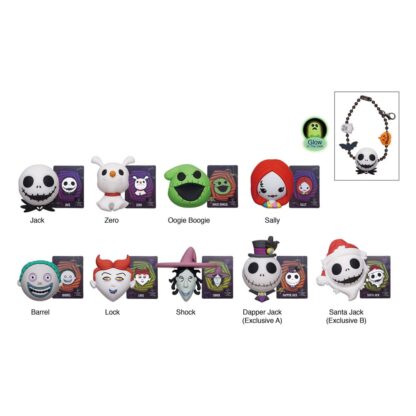 Nightmare before Christmas 3D PVC-Taschenanhänger Display (24)