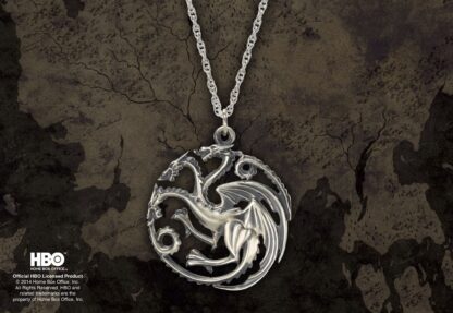 Game of Thrones Halskette & Anhänger Targaryen (Sterling Silber)