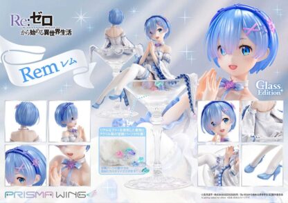 Re:Zero - Starting Life in Another World Prisma Wing PVC Statue 1/7 Rem Glass Edition 23 cm – Bild 2