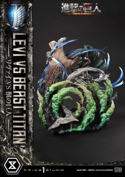 Attack on Titan Ultimate Premium Masterline Series Statue 1/4 Levi Versus Beast Titan 73 cm – Bild 8