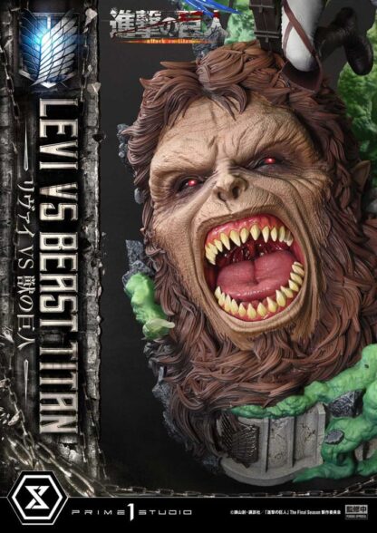 Attack on Titan Ultimate Premium Masterline Series Statue 1/4 Levi Versus Beast Titan 73 cm – Bild 13