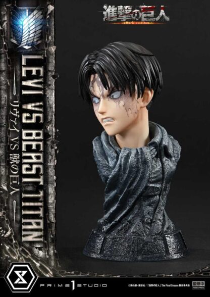 Attack on Titan Ultimate Premium Masterline Series Statue 1/4 Levi Versus Beast Titan 73 cm – Bild 17