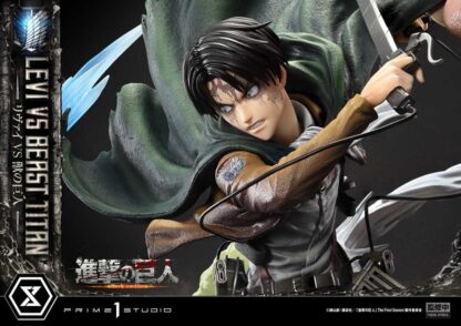 Attack on Titan Ultimate Premium Masterline Series Statue 1/4 Levi Versus Beast Titan 73 cm – Bild 21