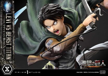 Attack on Titan Ultimate Premium Masterline Series Statue 1/4 Levi Versus Beast Titan 73 cm – Bild 22
