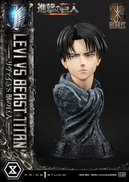 Attack on Titan Ultimate Premium Masterline Series Statue 1/4 Levi Versus Beast Titan Bonus Version 73 cm – Bild 23