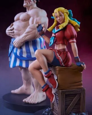 Street Fighter Street Jam Statuen 1/10 Karin & E. Honda