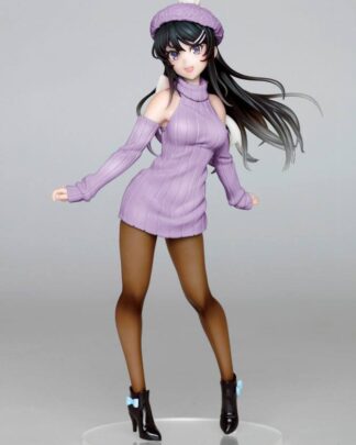 Rascal Does Not Dream of Bunny Girl Senpai Statue Mai Sakurajima Knit One-piece Ver. 23 cm