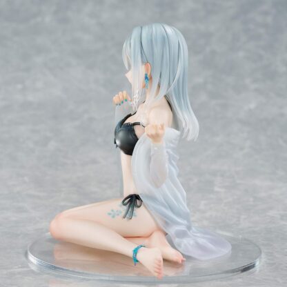Original Character PVC Statue 1/7 Silver-Haired Girl Sky Blue Morning Special Outfit Ver. by Fuumi Illustration 16 cm – Bild 4