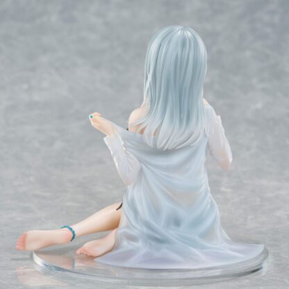 Original Character PVC Statue 1/7 Silver-Haired Girl Sky Blue Morning Special Outfit Ver. by Fuumi Illustration 16 cm – Bild 6
