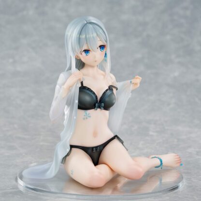 Original Character PVC Statue 1/7 Silver-Haired Girl Sky Blue Morning Special Outfit Ver. by Fuumi Illustration 16 cm – Bild 8