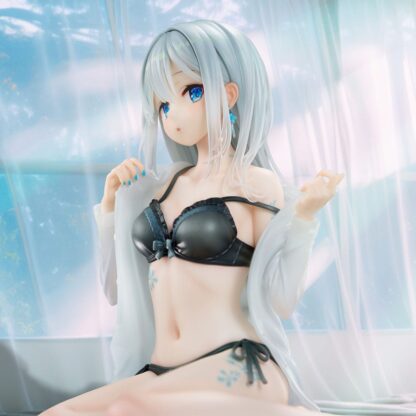 Original Character PVC Statue 1/7 Silver-Haired Girl Sky Blue Morning Special Outfit Ver. by Fuumi Illustration 16 cm – Bild 17