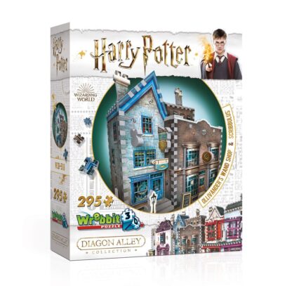 Harry Potter 3D Puzzle DAC Ollivanders Zauberstabladen & Scribbulus' Schreibwaren – Bild 4