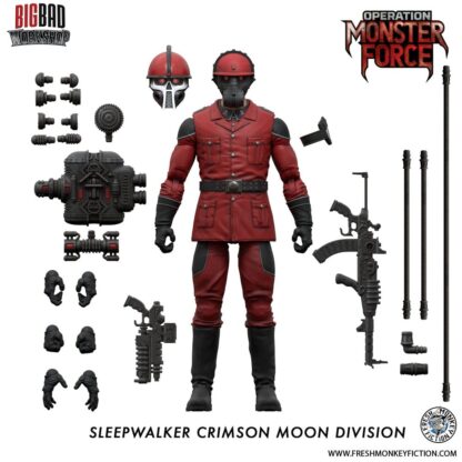 Operation: Monster Force Actionfigur 1/12 Sleepwalker Crimson Moon Division 15 cm – Bild 6