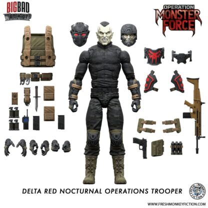 Operation: Monster Force Actionfigur 1/12 Delta Red Nocturnal Operations Trooper 15 cm – Bild 2