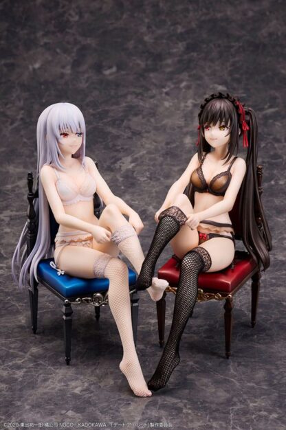 Date A Bullet PVC Statuen 1/7 Kurumi Tokisaki & White Queen 17 cm – Bild 14