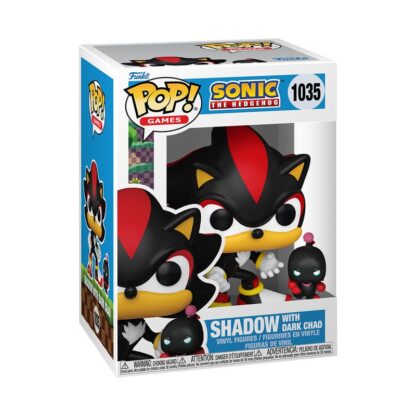 Sonic The Hedgehog POP & Buddy! Vinyl Figur Shadow w/DChao 9 cm – Bild 2