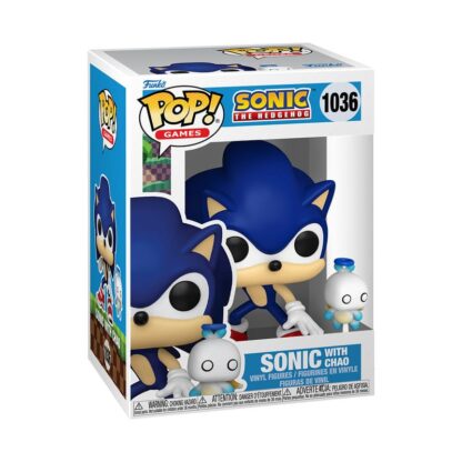 Sonic The Hedgehog POP & Buddy! Vinyl Figur Sonic w/ HChao 9 cm – Bild 2