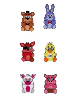 Five Nights at Freddy's Loungefly Ansteck-Pins Blind Character Display (12)