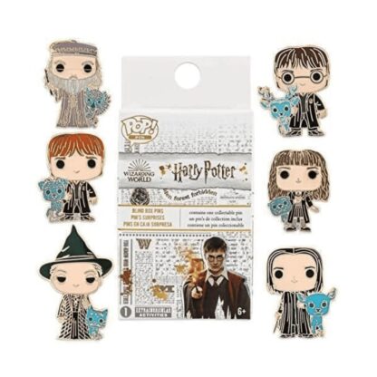 Harry Potter Loungefly Ansteck-Pins Stained Glass Display (12)
