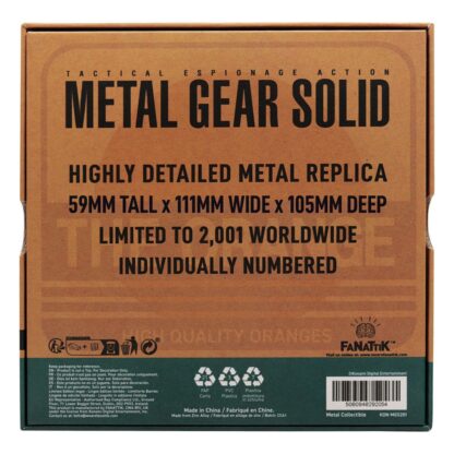 Metal Gear Solid 2 Replik Cardboard Box – Bild 3