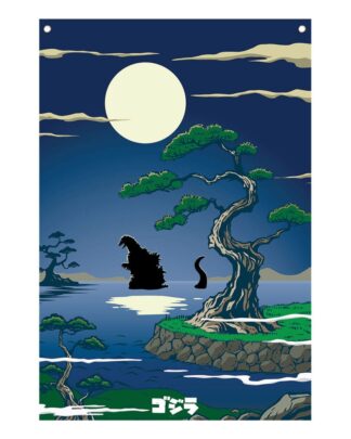 Godzilla Wandbehang 125 x 85 cm