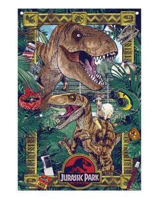Jurassic Park Wandbehang 125 x 85 cm