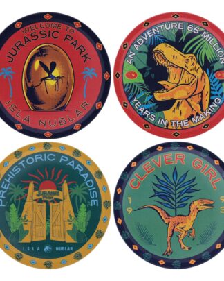 Jurassic Park Untersetzer 4er-Pack
