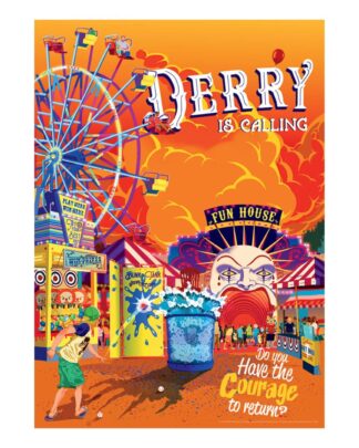 Stephen Kings Es Kunstdruck Derry Limited Edition 42 x 30 cm