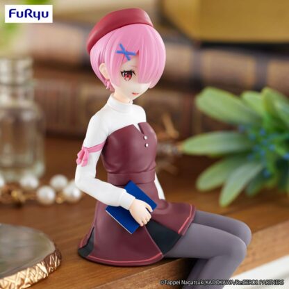 Re:Zero Starting Life in Another World Noodle Stopper PVC Statue Ram Book Girl Ver. 14 cm – Bild 5