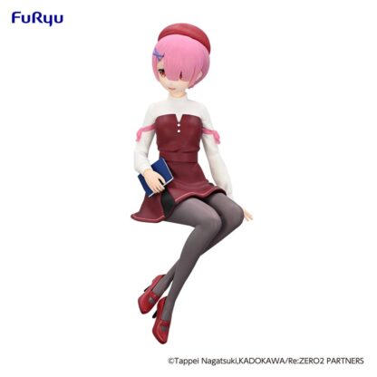 Re:Zero Starting Life in Another World Noodle Stopper PVC Statue Ram Book Girl Ver. 14 cm – Bild 7