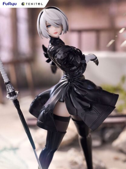 NieR:Automata Tenitol PVC Statue 2B Ver1.1a 22 cm – Bild 11