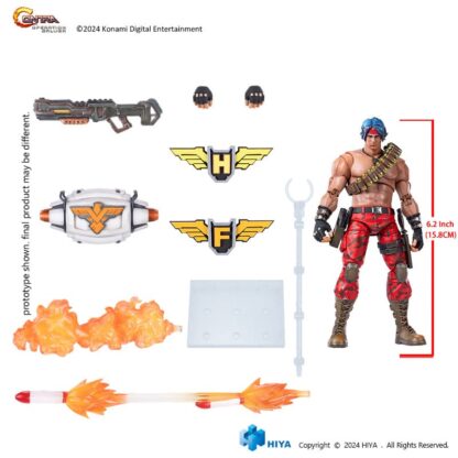 Contra: Operation Galuga Exquisite Basic Actionfigur Lance Bean 16 cm – Bild 10