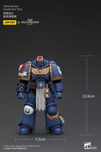 Warhammer 40k Actionfigur 1/18 Uitramarines Lieutenant Titus 13 cm – Bild 11