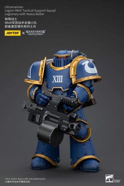 Warhammer The Horus Heresy Actionfigur 1/18 Ultramarines Legion MKIII Tactical Support Squad Legionary with Heavy Bolter 12 cm – Bild 3