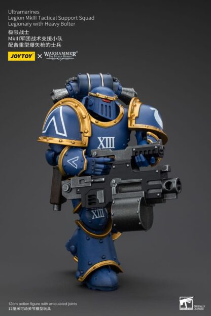 Warhammer The Horus Heresy Actionfigur 1/18 Ultramarines Legion MKIII Tactical Support Squad Legionary with Heavy Bolter 12 cm – Bild 6