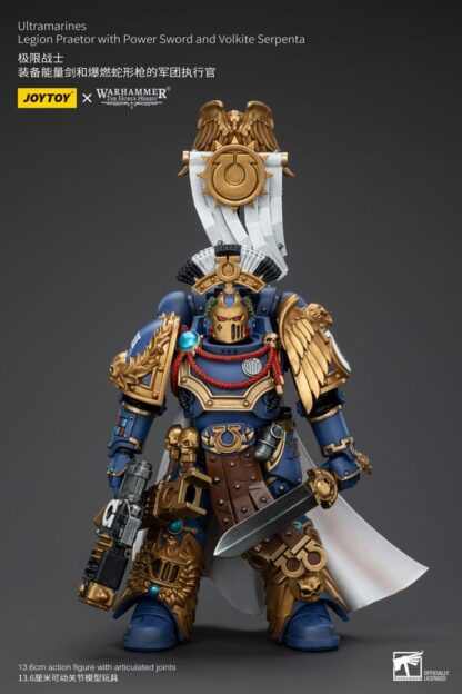 Warhammer The Horus Heresy Actionfigur 1/18 Ultramarines Legion Praetor with Power Sword and Volkite Serpenta 20 cm – Bild 2