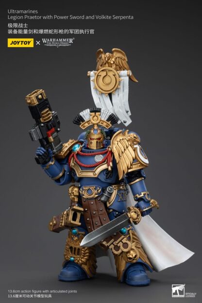 Warhammer The Horus Heresy Actionfigur 1/18 Ultramarines Legion Praetor with Power Sword and Volkite Serpenta 20 cm – Bild 3