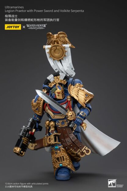 Warhammer The Horus Heresy Actionfigur 1/18 Ultramarines Legion Praetor with Power Sword and Volkite Serpenta 20 cm – Bild 5