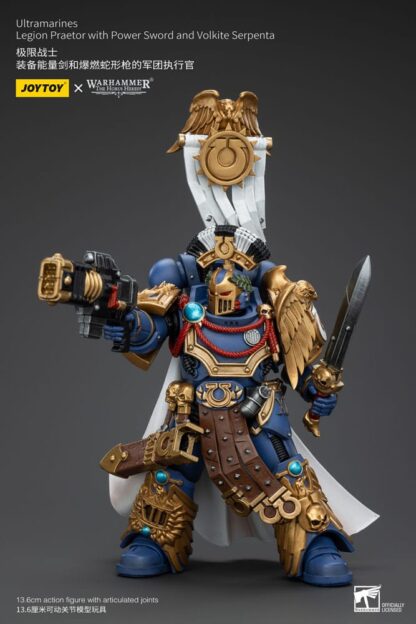 Warhammer The Horus Heresy Actionfigur 1/18 Ultramarines Legion Praetor with Power Sword and Volkite Serpenta 20 cm – Bild 6