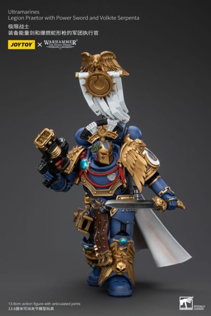Warhammer The Horus Heresy Actionfigur 1/18 Ultramarines Legion Praetor with Power Sword and Volkite Serpenta 20 cm – Bild 7