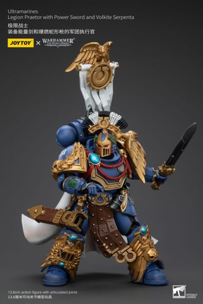 Warhammer The Horus Heresy Actionfigur 1/18 Ultramarines Legion Praetor with Power Sword and Volkite Serpenta 20 cm – Bild 8