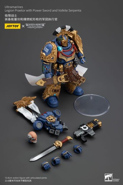 Warhammer The Horus Heresy Actionfigur 1/18 Ultramarines Legion Praetor with Power Sword and Volkite Serpenta 20 cm – Bild 10