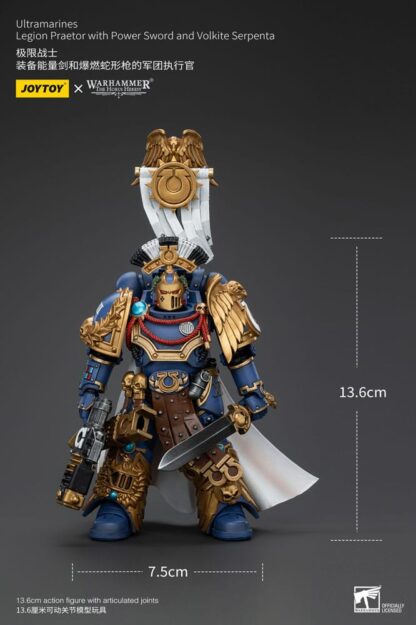 Warhammer The Horus Heresy Actionfigur 1/18 Ultramarines Legion Praetor with Power Sword and Volkite Serpenta 20 cm – Bild 16