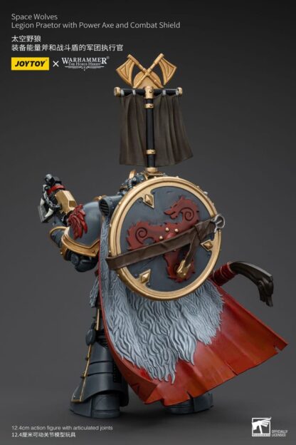 Warhammer The Horus Heresy Actionfigur 1/18 Space Wolves Legion Praetor with Power Axe and Combat Shield 12 cm – Bild 3