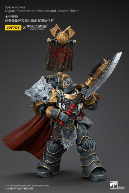 Warhammer The Horus Heresy Actionfigur 1/18 Space Wolves Legion Praetor with Power Axe and Combat Shield 12 cm – Bild 6