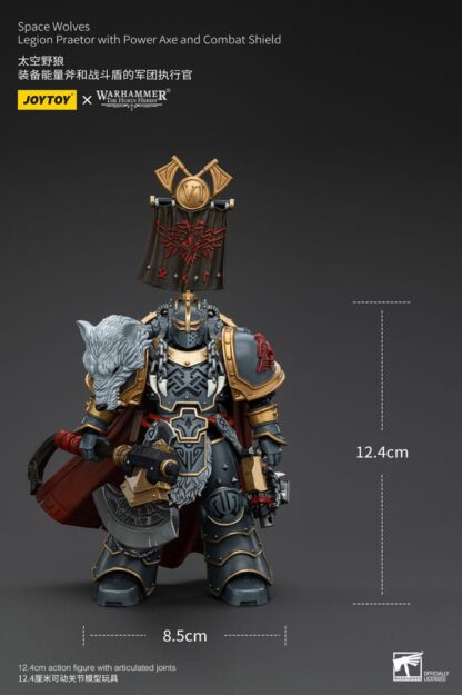 Warhammer The Horus Heresy Actionfigur 1/18 Space Wolves Legion Praetor with Power Axe and Combat Shield 12 cm – Bild 10