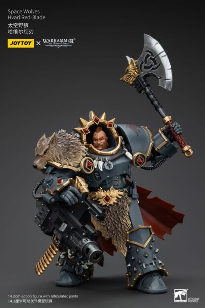 Warhammer The Horus Heresy Actionfigur 1/18 Space Wolves Hvarl Red-Blade 14 cm – Bild 4