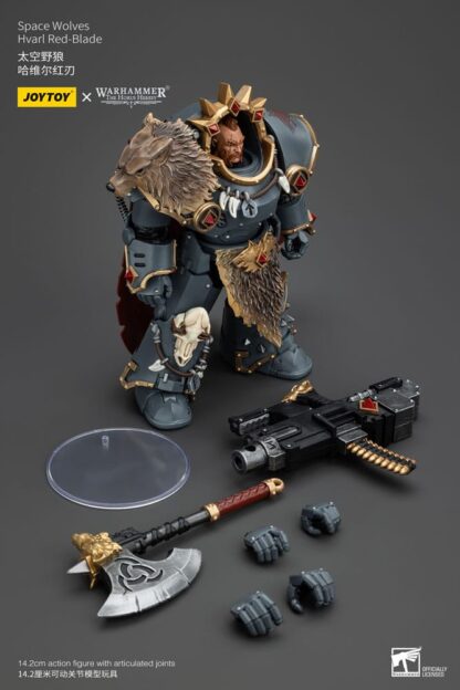 Warhammer The Horus Heresy Actionfigur 1/18 Space Wolves Hvarl Red-Blade 14 cm – Bild 9