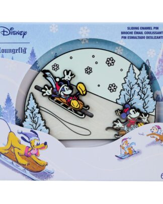 Disney by Loungefly Ansteck-Pins Mickey and friends Winter Wonderland 3" Limited Edition 8 cm