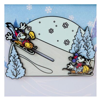 Disney by Loungefly Ansteck-Pins Mickey and friends Winter Wonderland 3" Limited Edition 8 cm – Bild 5